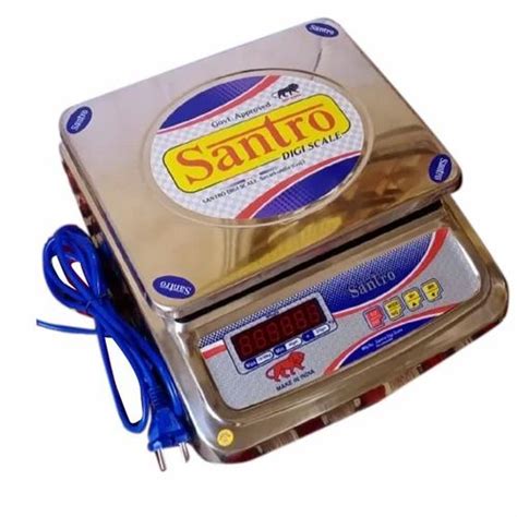 Santro Kg Digital Electronic Weighing Scales For Business Use At Rs