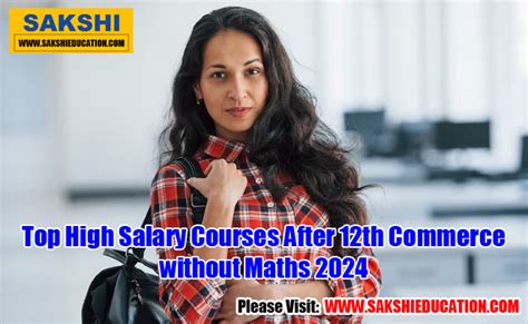 Top High Salary Courses After 12th Commerce Without Maths 2024