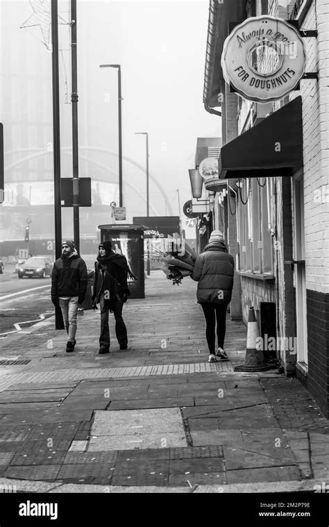 London In Winter Around The East End Islington Stock Photo Alamy