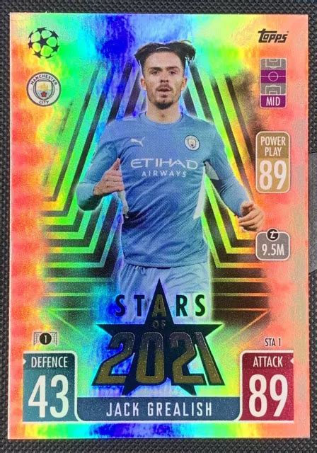 Topps Match Attax Ucl Extra Jack Grealish Stars Of Sta