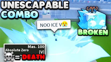 This Is The Best Unescapable Ice Combo In Blox Fruits Bounty Hunt Youtube