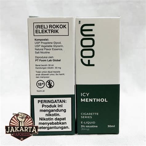 Jual Salt Foom Icy Menthol Saltnic Ml Mg By Foom Lab Shopee