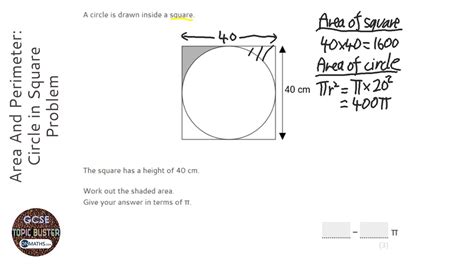 Area Of A Circle Problems