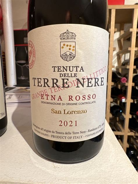 Tenuta Delle Terre Nere Etna Rosso San Lorenzo Italy Sicily