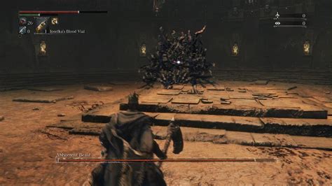 Bloodborne Ailing Loran Chalice Abhorrent Beast Boss Fight Youtube