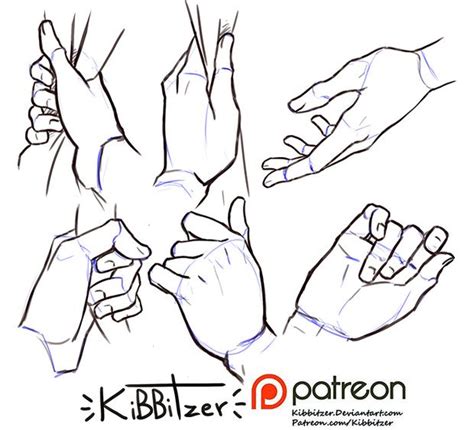 Hands reference sheet 9 | Kibbitzer | Hand drawing reference, Hand ...