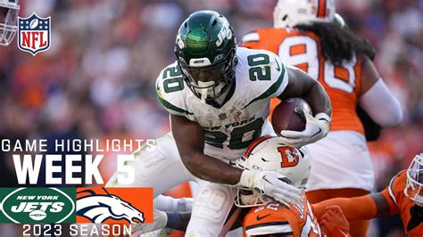 New York Jets Vs Denver Broncos Week Game Highlights Youtube