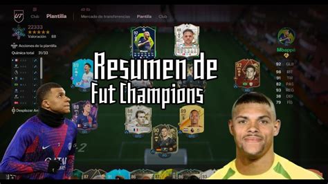 Resumen De Fut Champions Con Mbappe Potm Y Braithwaite Nazario