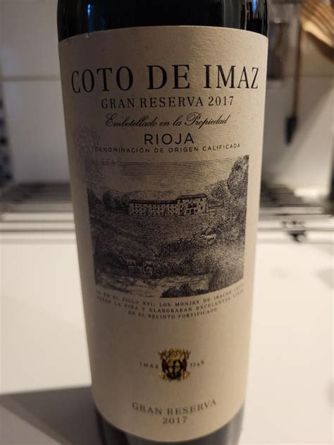 Bodegas El Coto Rioja Coto De Imaz Gran Reserva Spain La Rioja