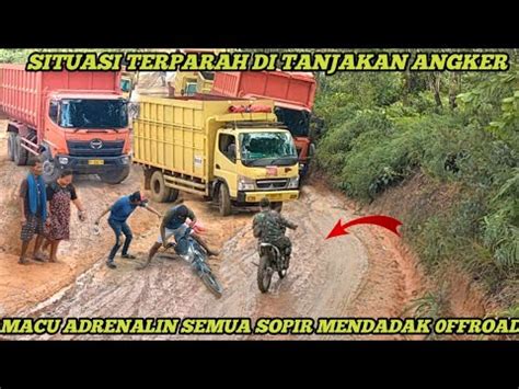 Mendadak Off Road Semua Sopir Truk Uji Adrenalin Ketika Melewati