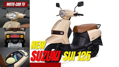 New Suzuki SUI 125 Urban Icon Scooter MOTO CAR TV YouTube