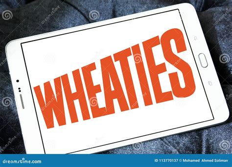 Wheaties brand logo editorial photography. Image of logos - 113770137