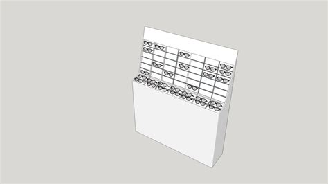 3186 Glasses Display 3d Warehouse