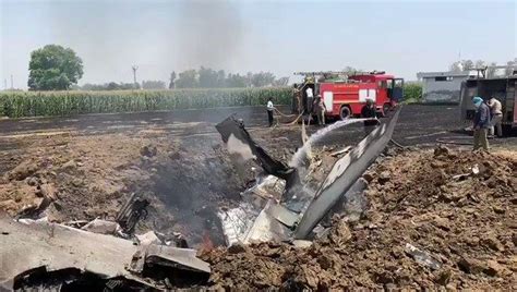 Mig 29 Fighter Jet Crashes In Punjab Pilot Ejects Safely