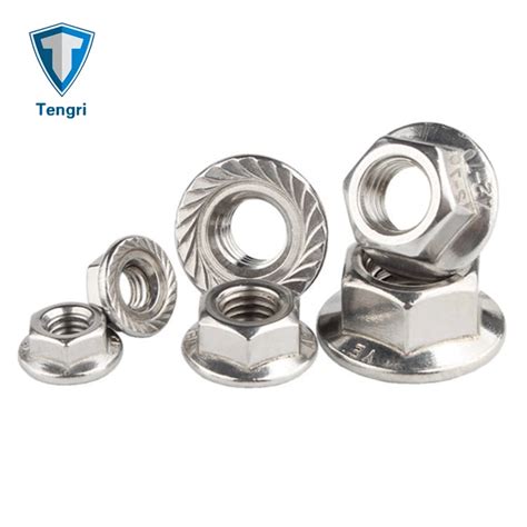 Stainless Steel Carbon Steel Din Hex Flange Weld Nut Serrated Nuts