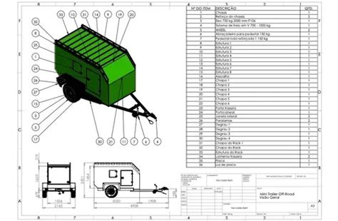 Projeto Mini Trailer Off Road Camper Carretinha Reboque Parcelamento