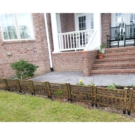 Plastic Outdoor Decor Garden Flower Edger Fence Border On Sale Bed