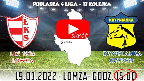 Podlaska Liga Kolejka Ks Om A Krypnianka Krypno Youtube