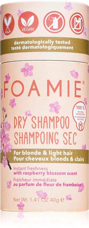 Foamie Berry Blonde Dry Shampoo Trockenshampoo Pulver F R Blondes Und