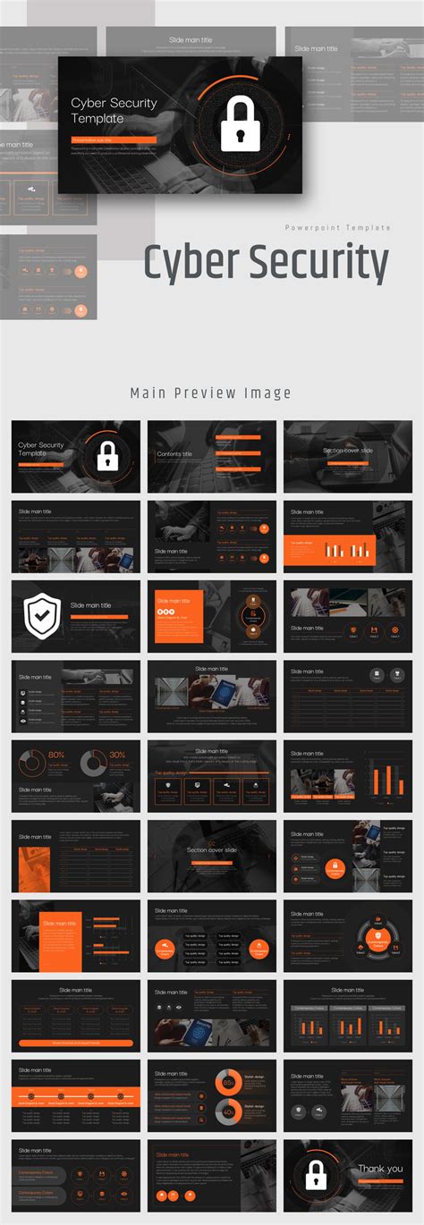 Cyber Security Ppt Template Templatemonster