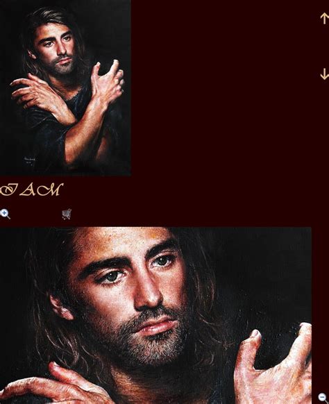 Two Pictures Of Jesus With His Hands Together