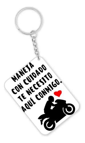 Pack Llaveros Maneja Con Cuidado Bikers Moto Love Amor Cuotas Sin