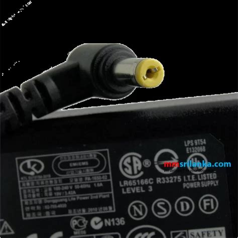 Acer 65w Ac Adapter For Acer 19v 342a 17mm