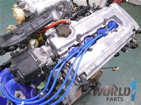 【傷や汚れあり】☆実動・動画アリ☆ef8 Cr X B16a Vtec エンジン本体 純正lsd入り 5速ミッション ハーネスなど サイバー