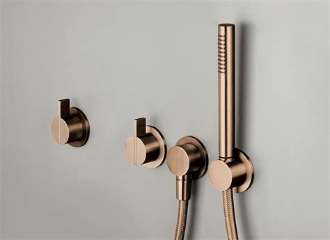 Lusso Luxe Brushed Gold Wall Mounted Bath Shower Mixer Tap Artofit