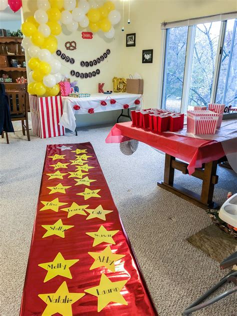 Diy Movie Theater Birthday Party Movie Themed Party Movie Night