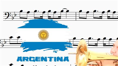 Muchachos Argentina Qatar Tromb N Partitura Youtube