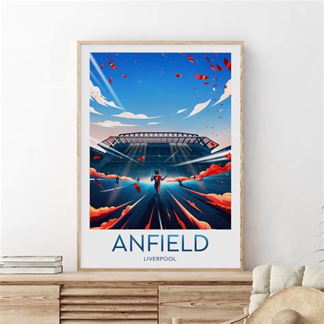 Anfield Stadium Poster Liverpool, Liverpool Artwork - Etsy