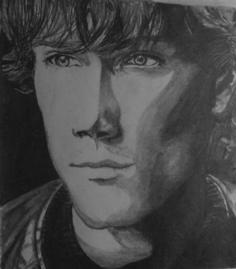 Jared Padalecki Male Sketch Artwork Jared Padalecki