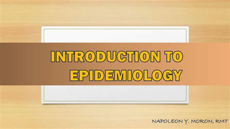 SOLUTION Introduction To Epidemiology Studypool