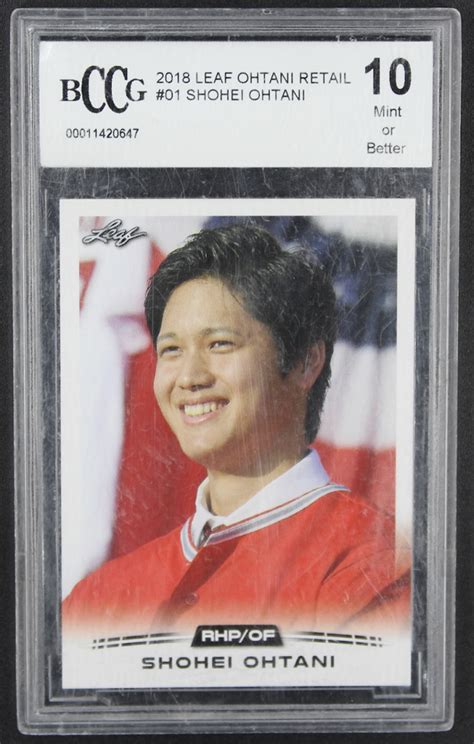 Shohei Ohtani Leaf Ohtani Retail Rc Bccg See Description