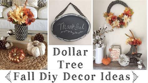 Dollar Tree Diy Rustic Fall Decor Ideas Youtube