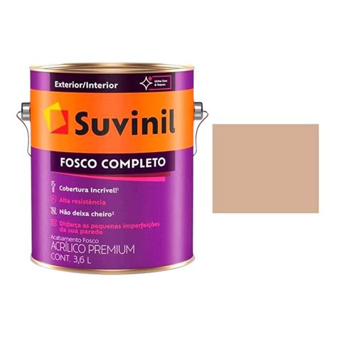 Tinta Acrilica Camurça Fosco Lavável Premium Suvinil 3 6 Lt Submarino