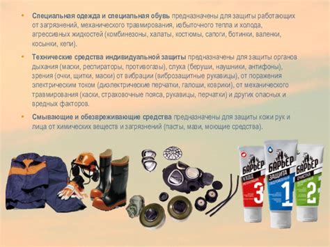 Классификация средств индивидуальной защиты презентация, доклад