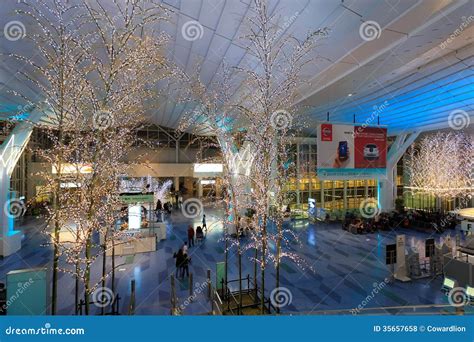 Lights and Illuminations at Haneda Airport Editorial Stock Photo ...