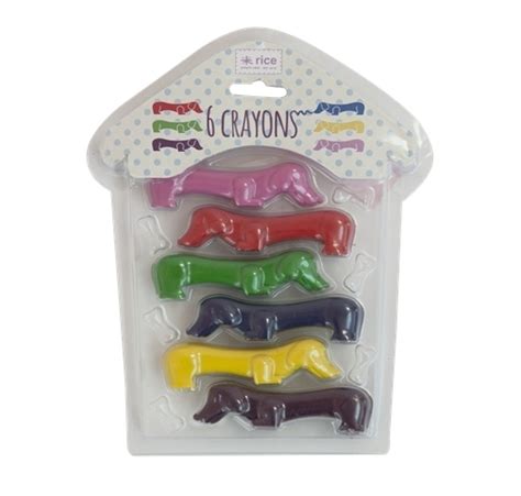 Dachshund Crayons For Dog Lovers Asst Colours Set Of 6 Ebay