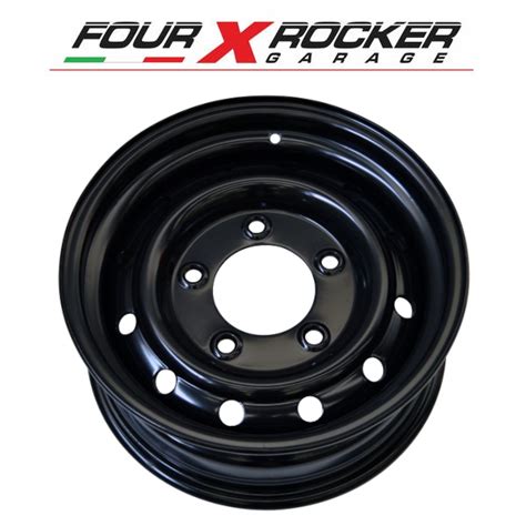 Cerchio Wolf Nero Per Land Rover X Offset Four X Rocker