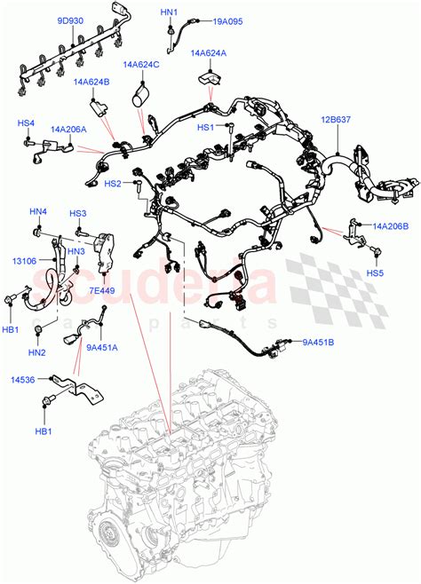 Electrical Wiring Engine And Dash 3 0L AJ20P6 Petrol High V