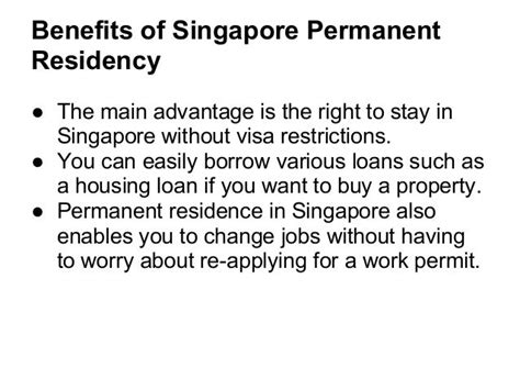 Singapore Permanent Residency