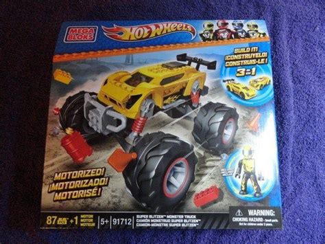 Mega Bloks Hot Wheels Super Blitzen Monster Truck Factory Sealed Nib Ages