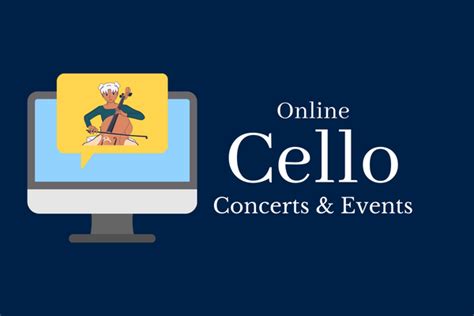 Online Cello Events - 28 April