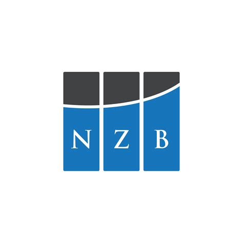 Nzb Letter Logo Design On White Background Nzb Creative Initials