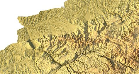 Afghanistan Terrain D Model By Shustrik