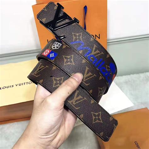 Louis Vuitton Lv Initiales Mm Belt In Monogram Canvas Brown Lulux