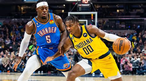 Pacers Vs Thunder Pacers Point Guards Carry Them To Close Win