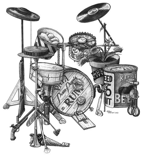 Drumset Print Artwork | Drummer Gifts and Music Gifts for All Musicians